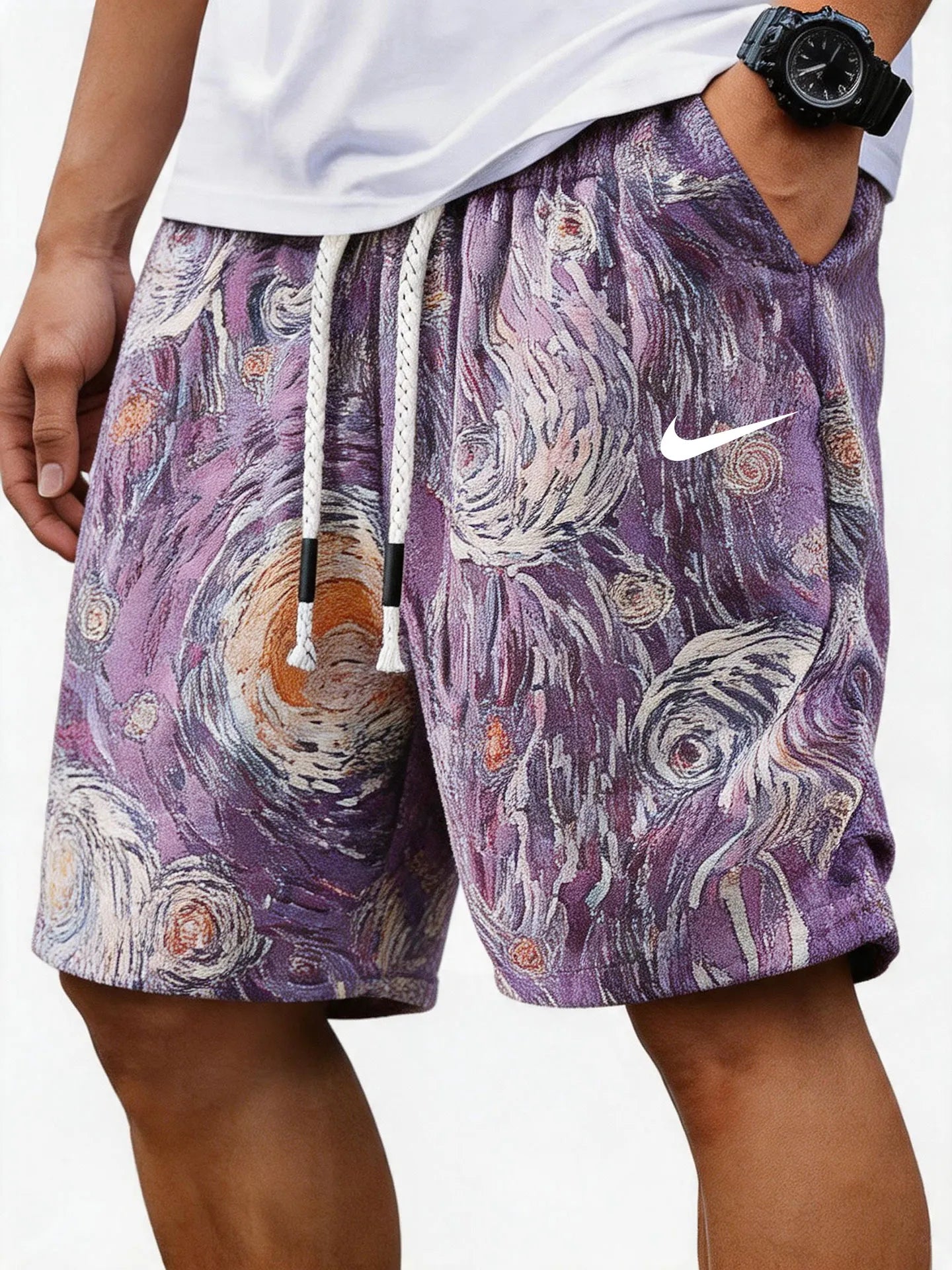 Men's Casual Trendy Jacquard Shorts