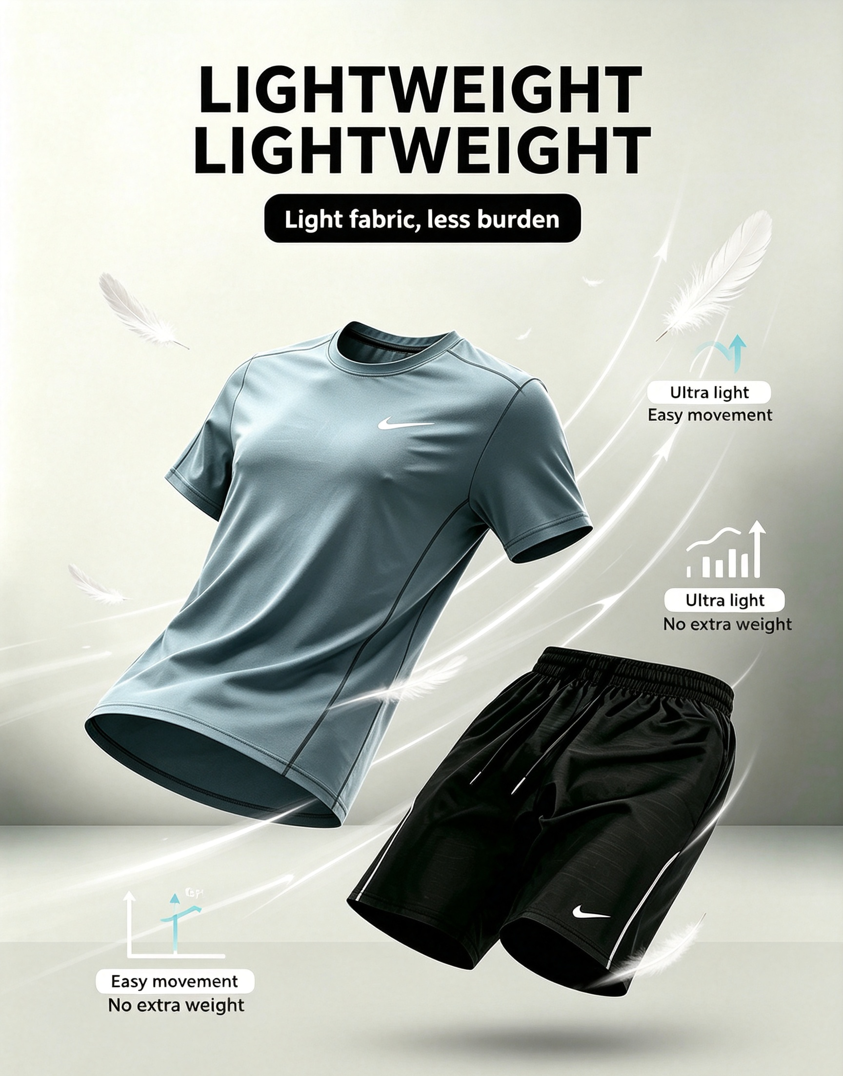 ✨ Quick dry cooling sports 2-piece set