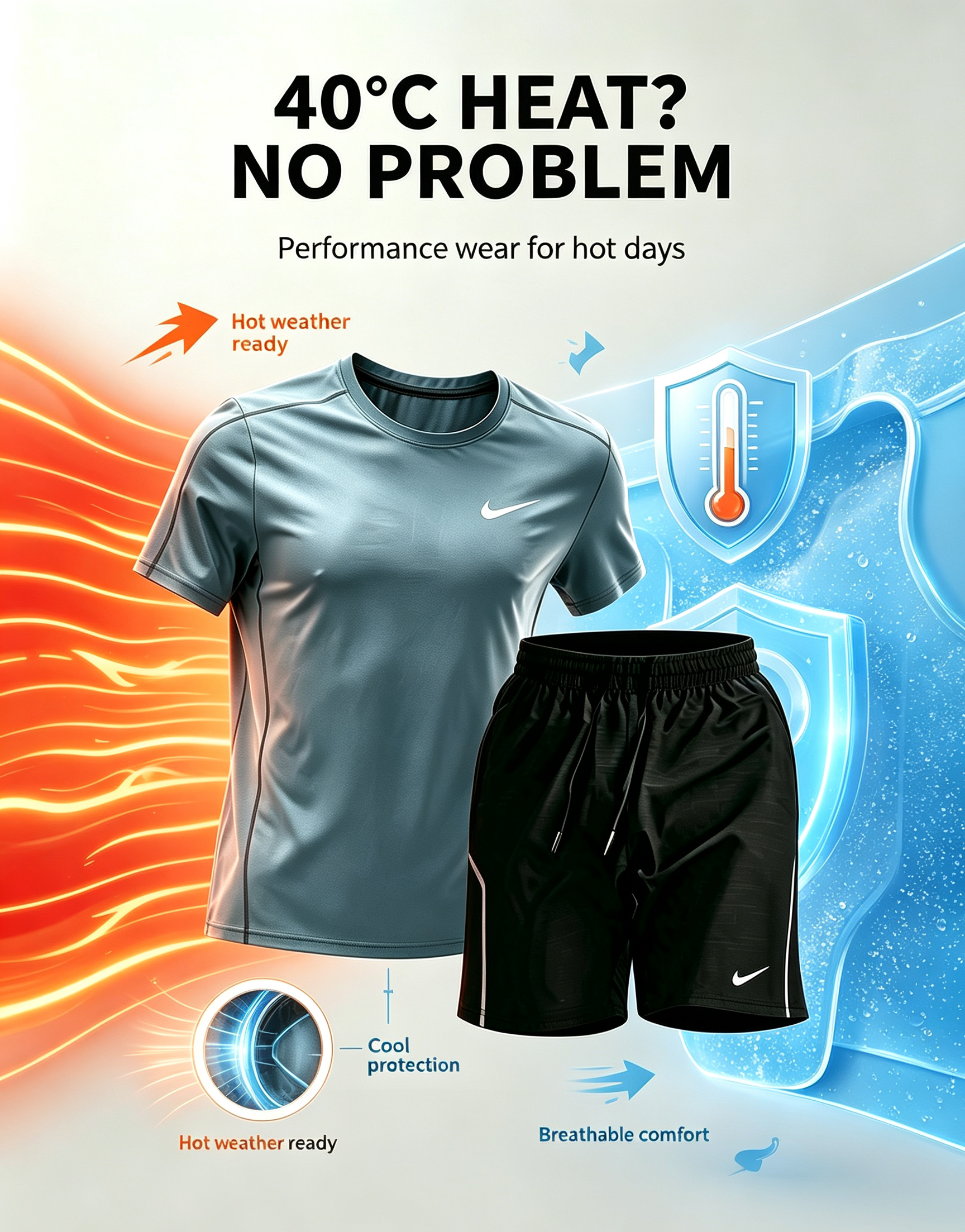 ✨ Quick dry cooling sports 2-piece set