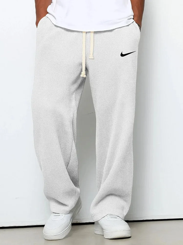 New NK Adjustable Drawstring Soft Casual Sweat Pants