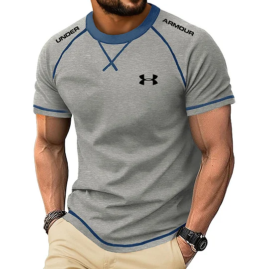 Men's Fitness Stretch Sports T-Shirt