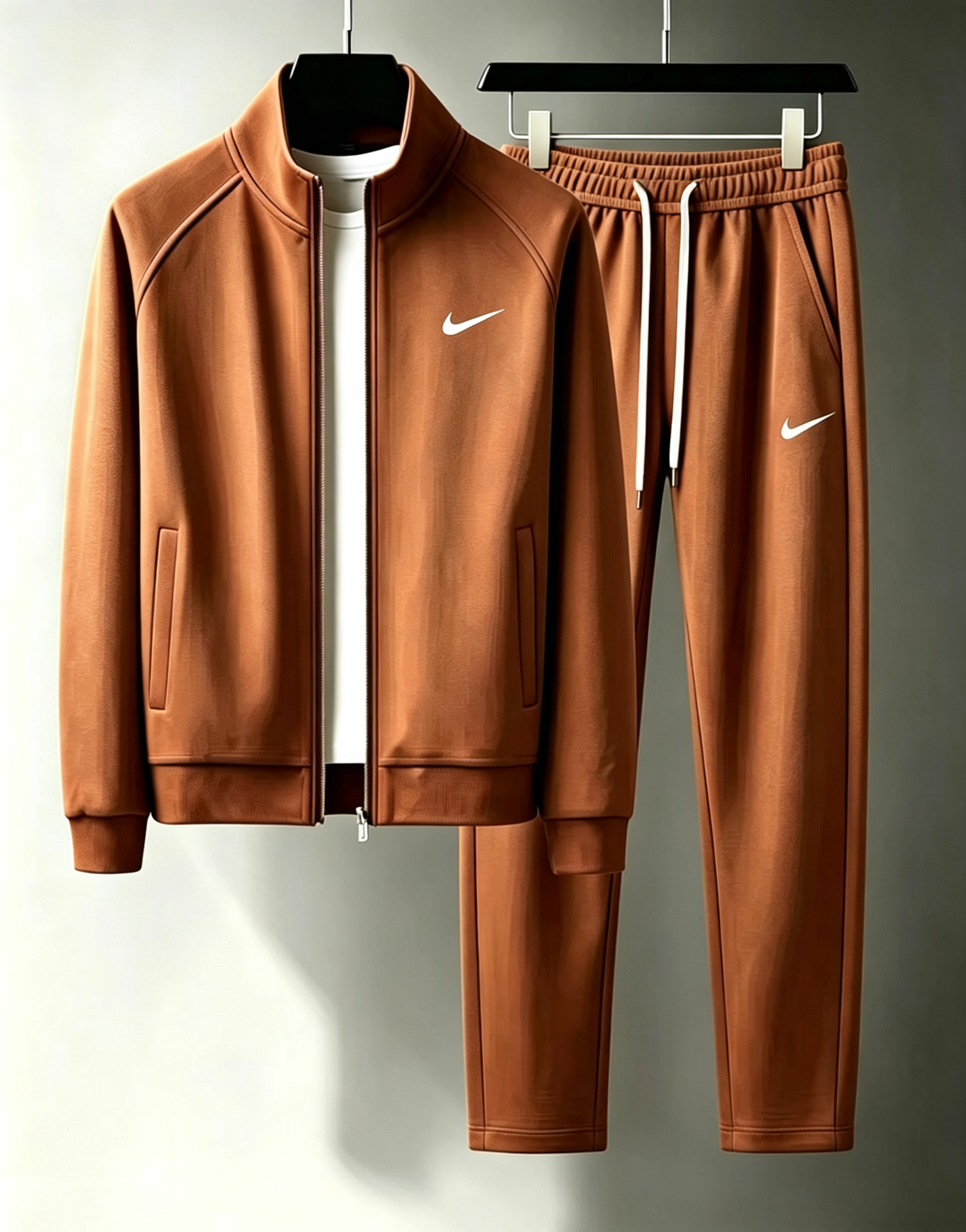 Men Full-Zip Matching Tracksuit Set 🧥