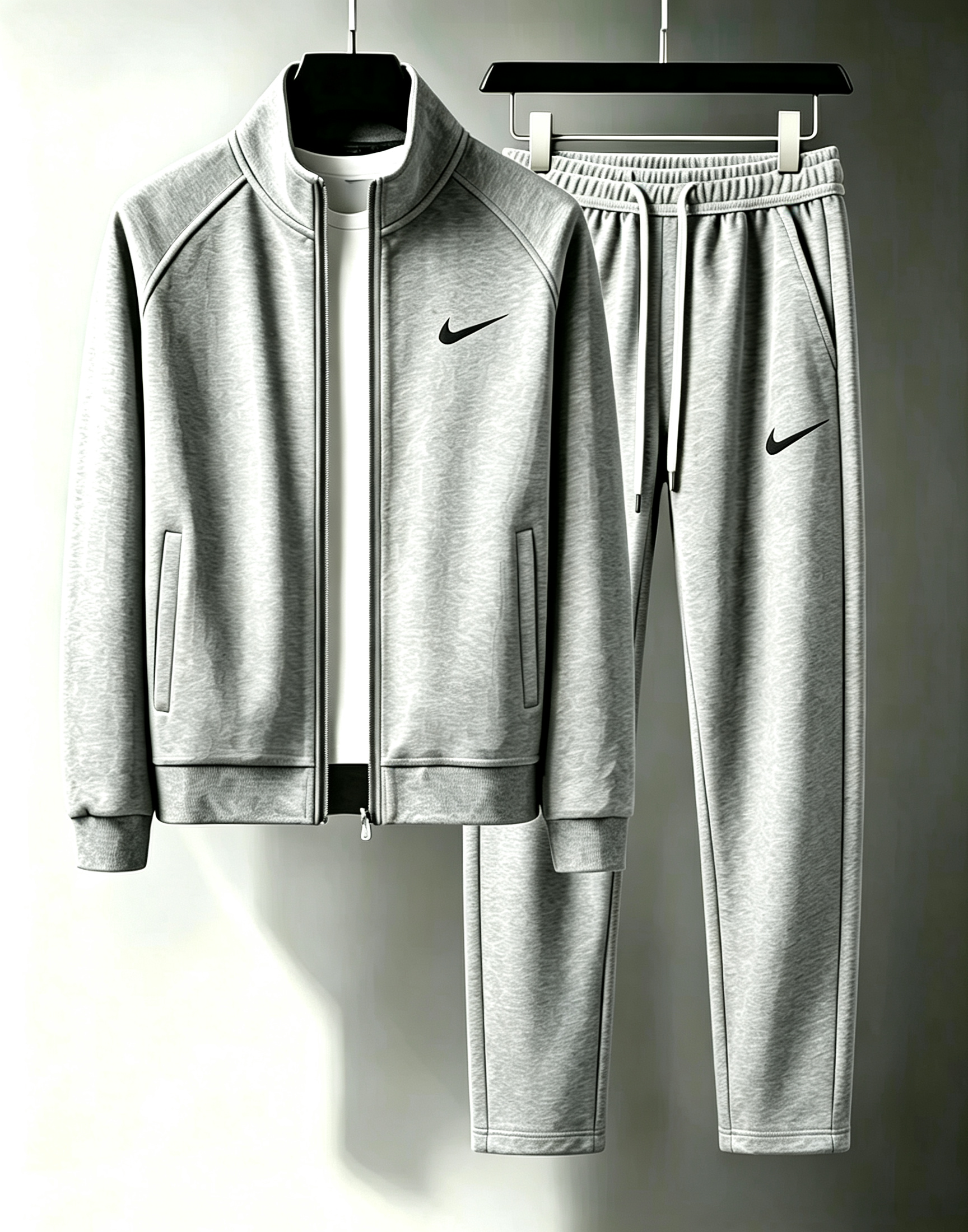Men Full-Zip Matching Tracksuit Set 🧥