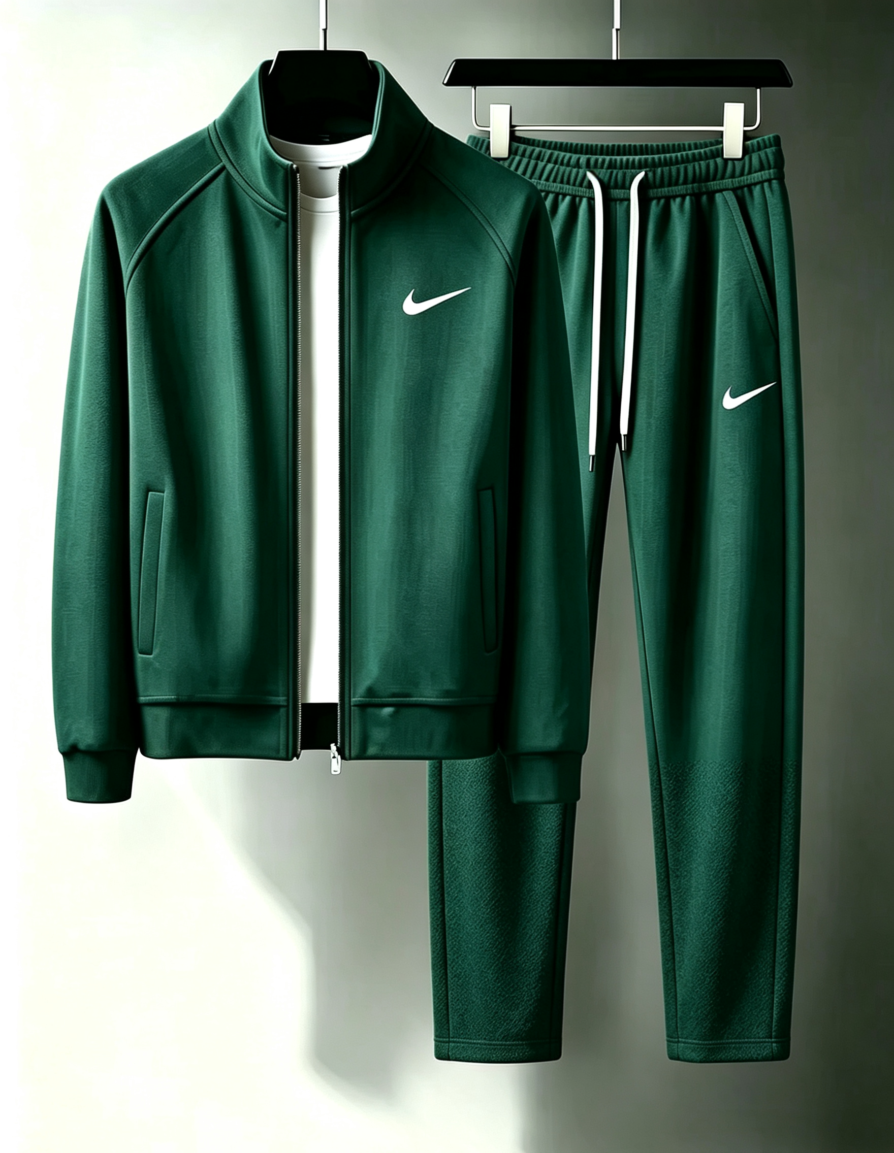 Men Full-Zip Matching Tracksuit Set 🧥