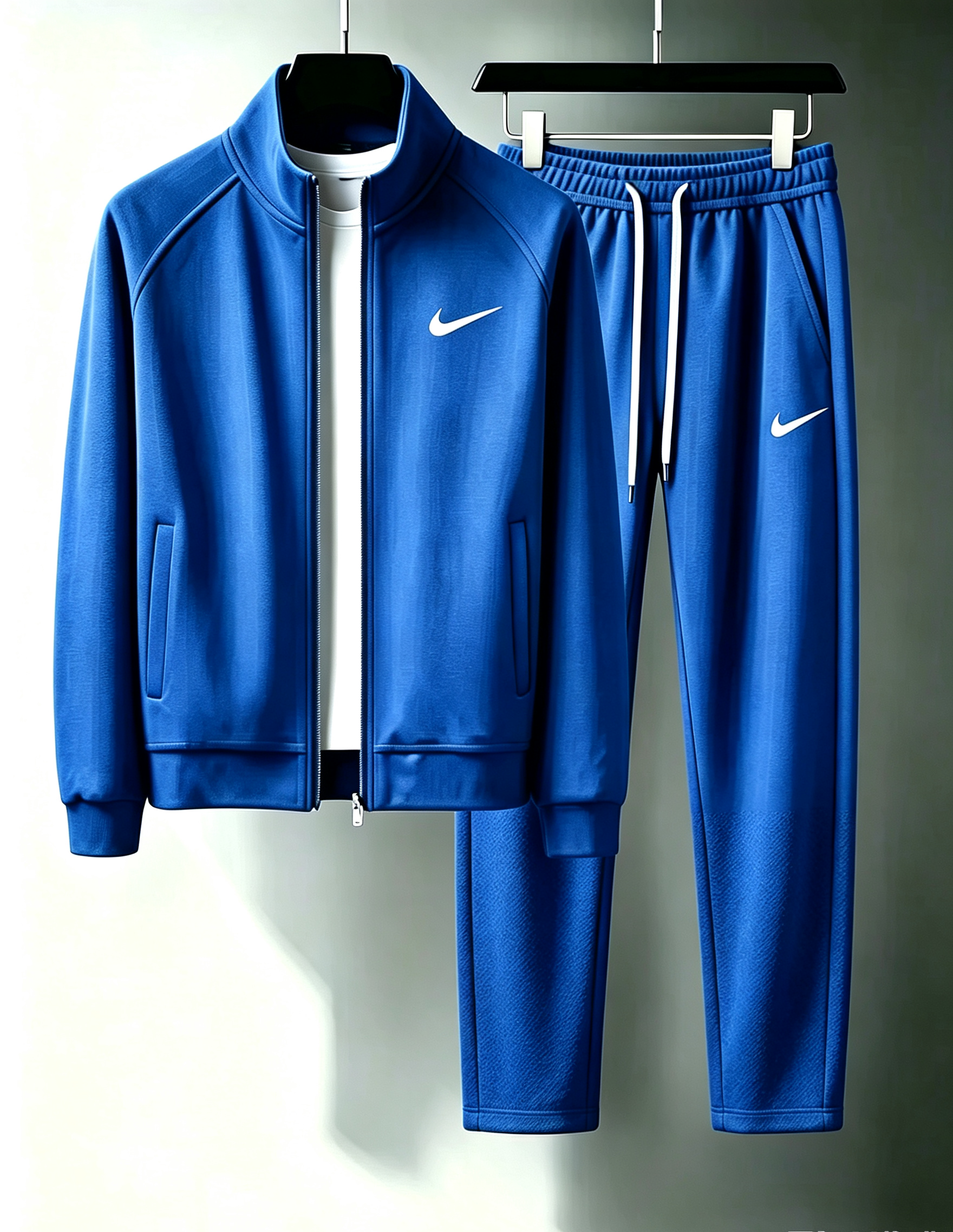 Men Full-Zip Matching Tracksuit Set 🧥