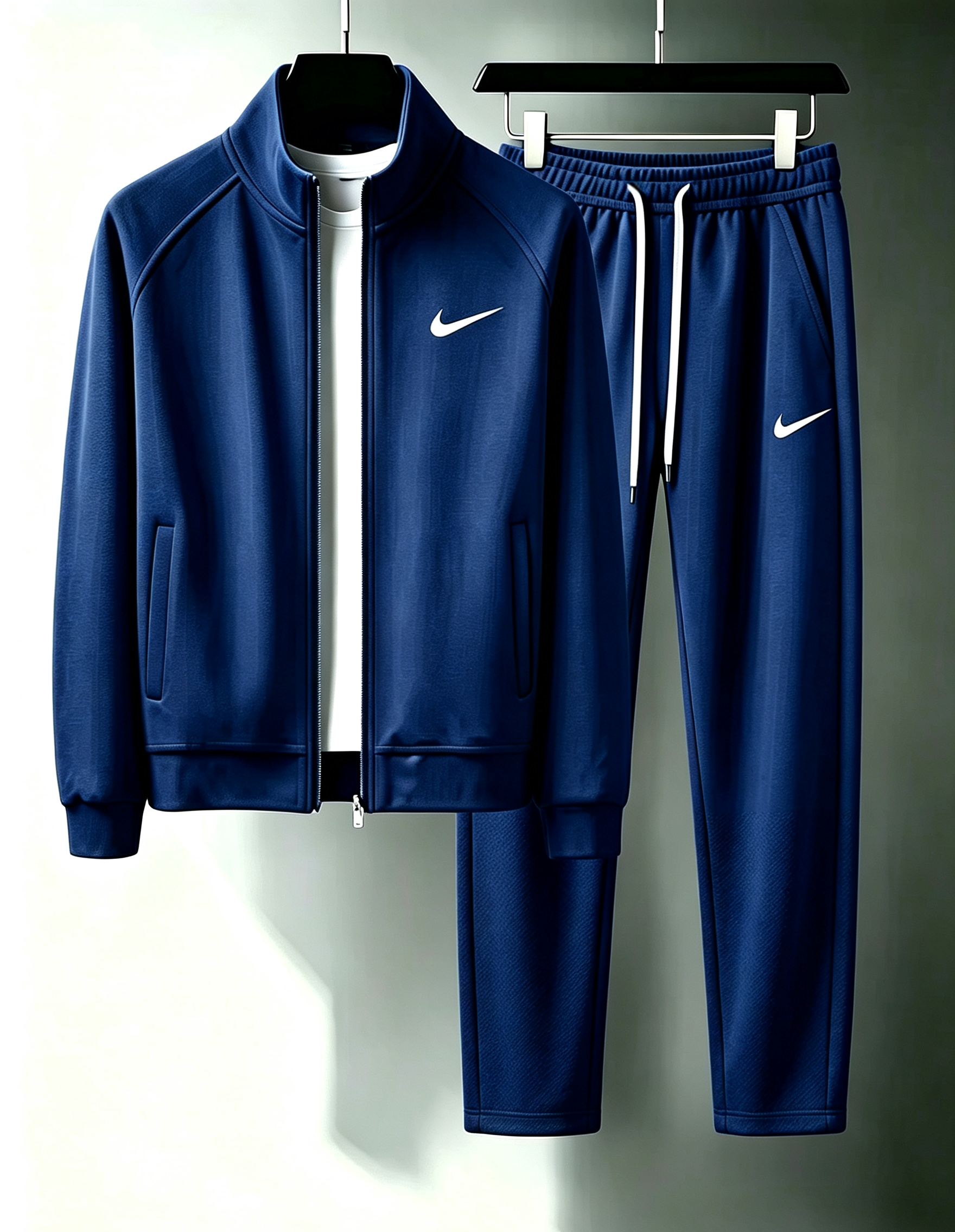 Men Full-Zip Matching Tracksuit Set 🧥