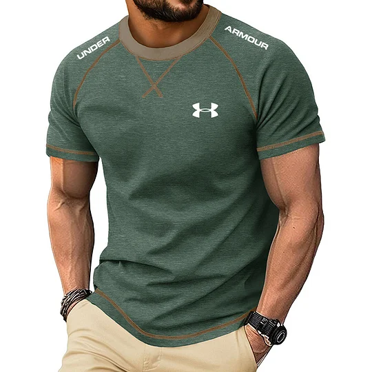 Men's Fitness Stretch Sports T-Shirt