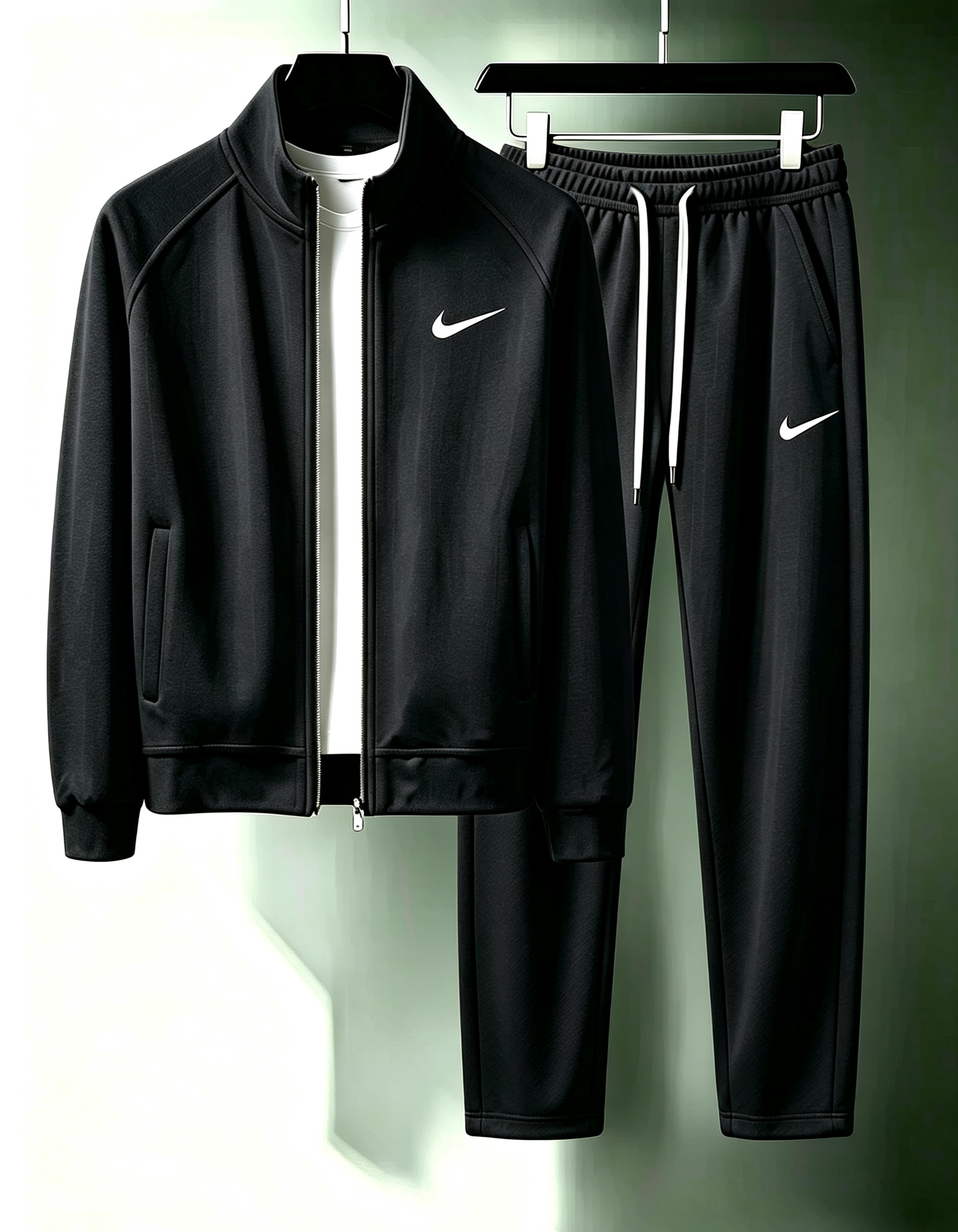 Men Full-Zip Matching Tracksuit Set 🧥