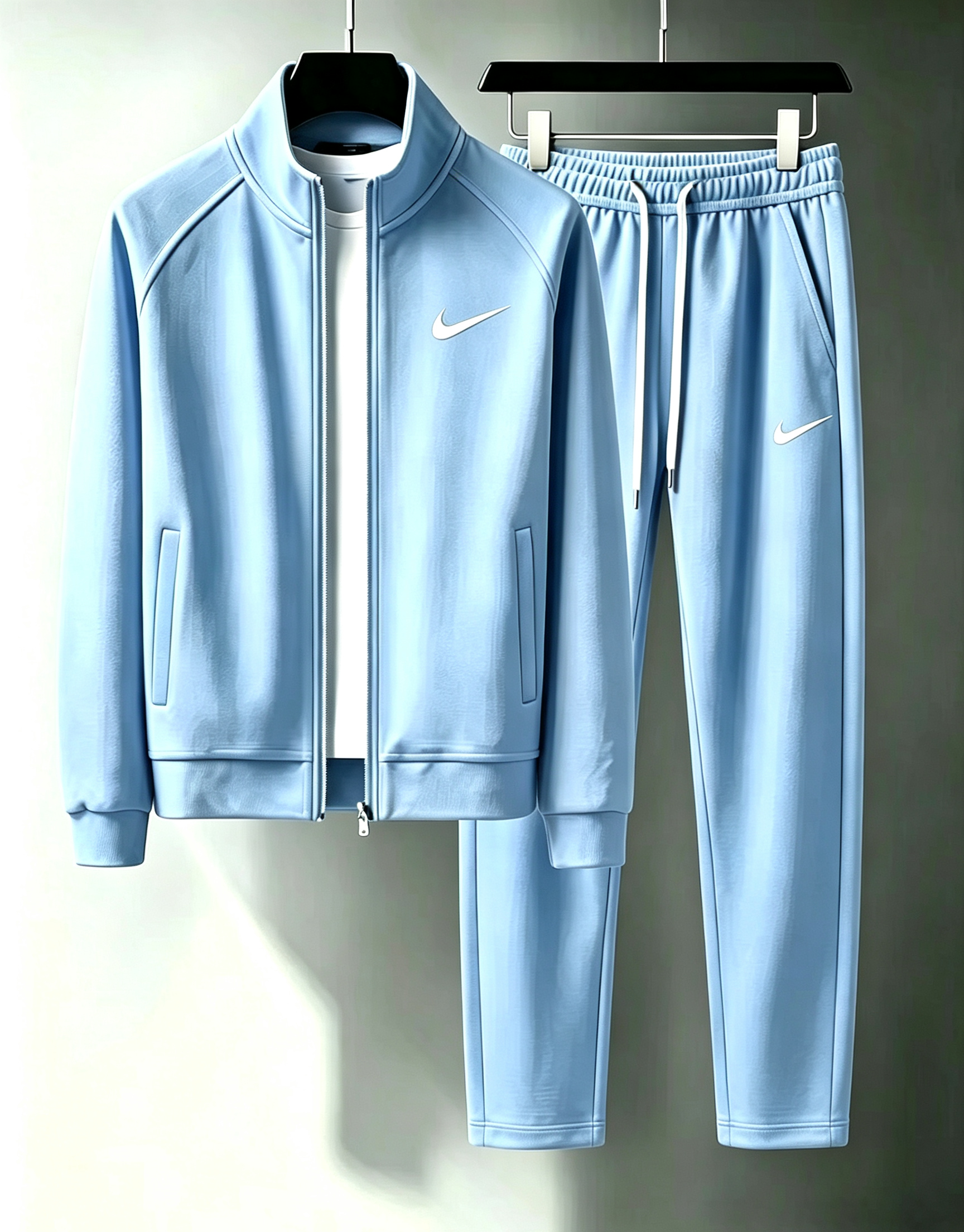 Men Full-Zip Matching Tracksuit Set 🧥