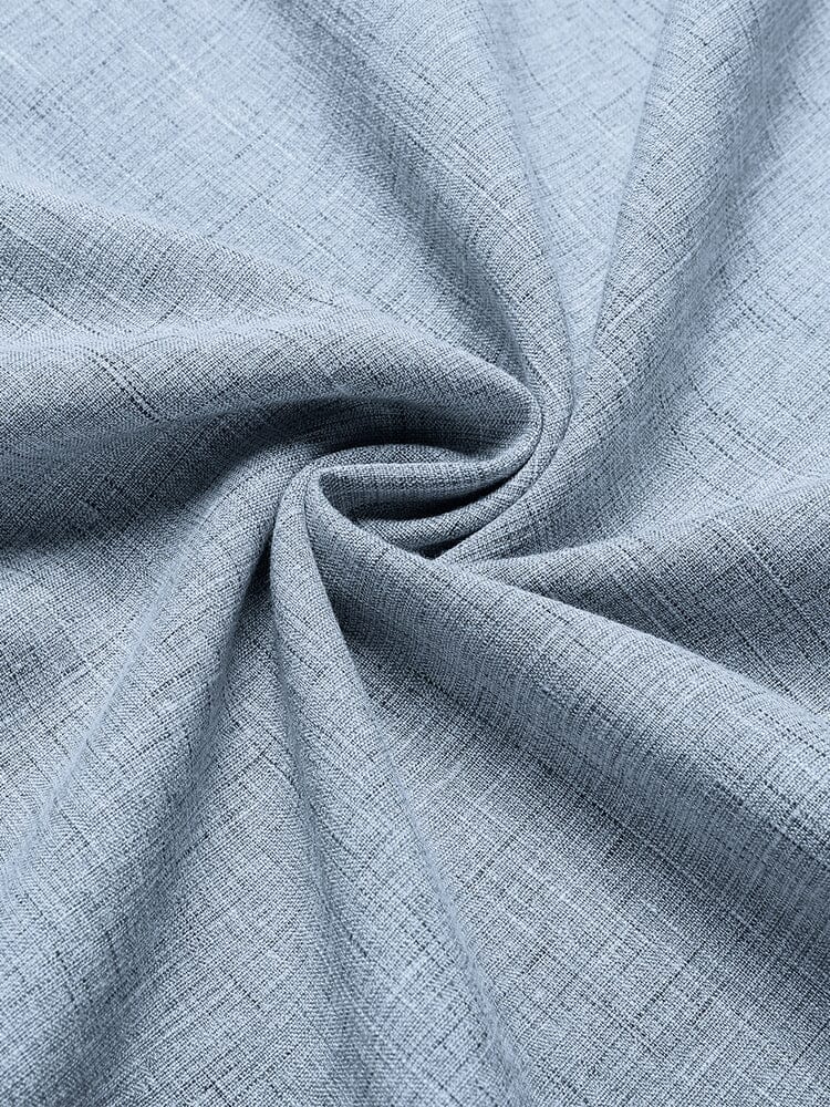 Men's Casual Henley Neck Short Sleeve Polo Shirt