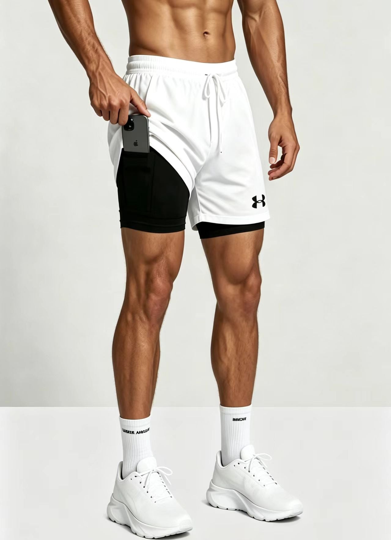 Men's Quick-Dry Athletic Training Shorts