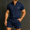 Multi-Color Lacoste Waffle Knit 2-Piece Matching Set Limited Flash Sale