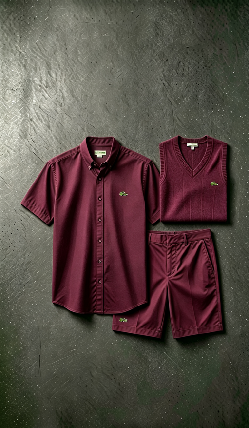 Lacoste Travel 3-Piece Matching Outfit