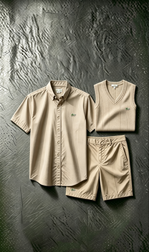 Lacoste Travel 3-Piece Matching Outfit