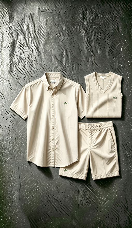 Lacoste Travel 3-Piece Matching Outfit