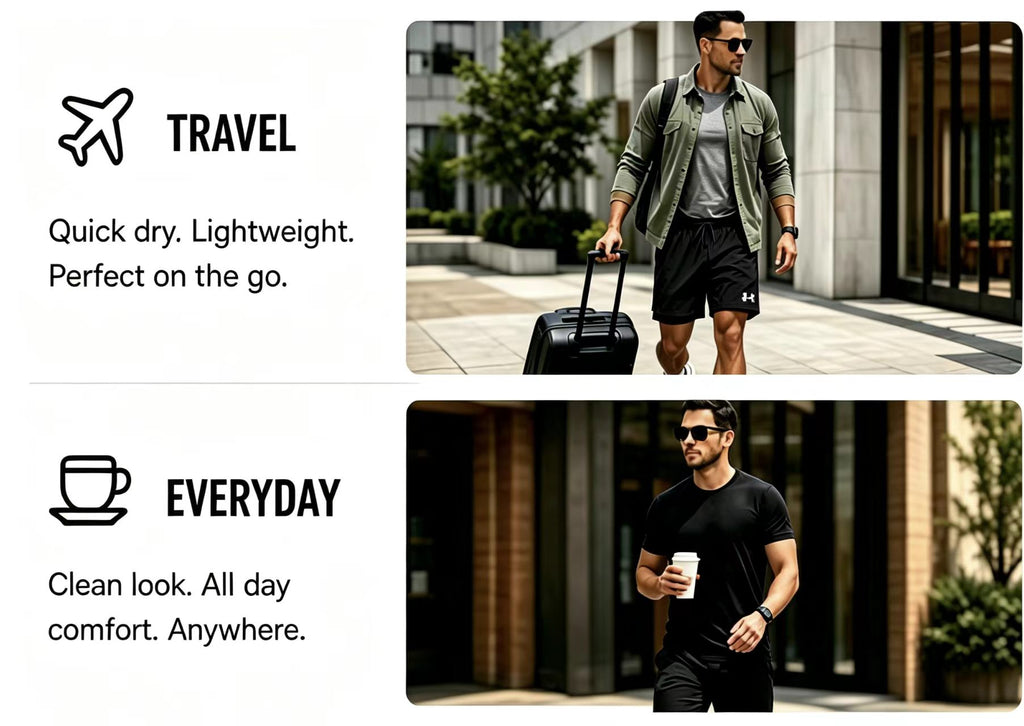 Men's Quick-Dry Athletic Training Shorts
