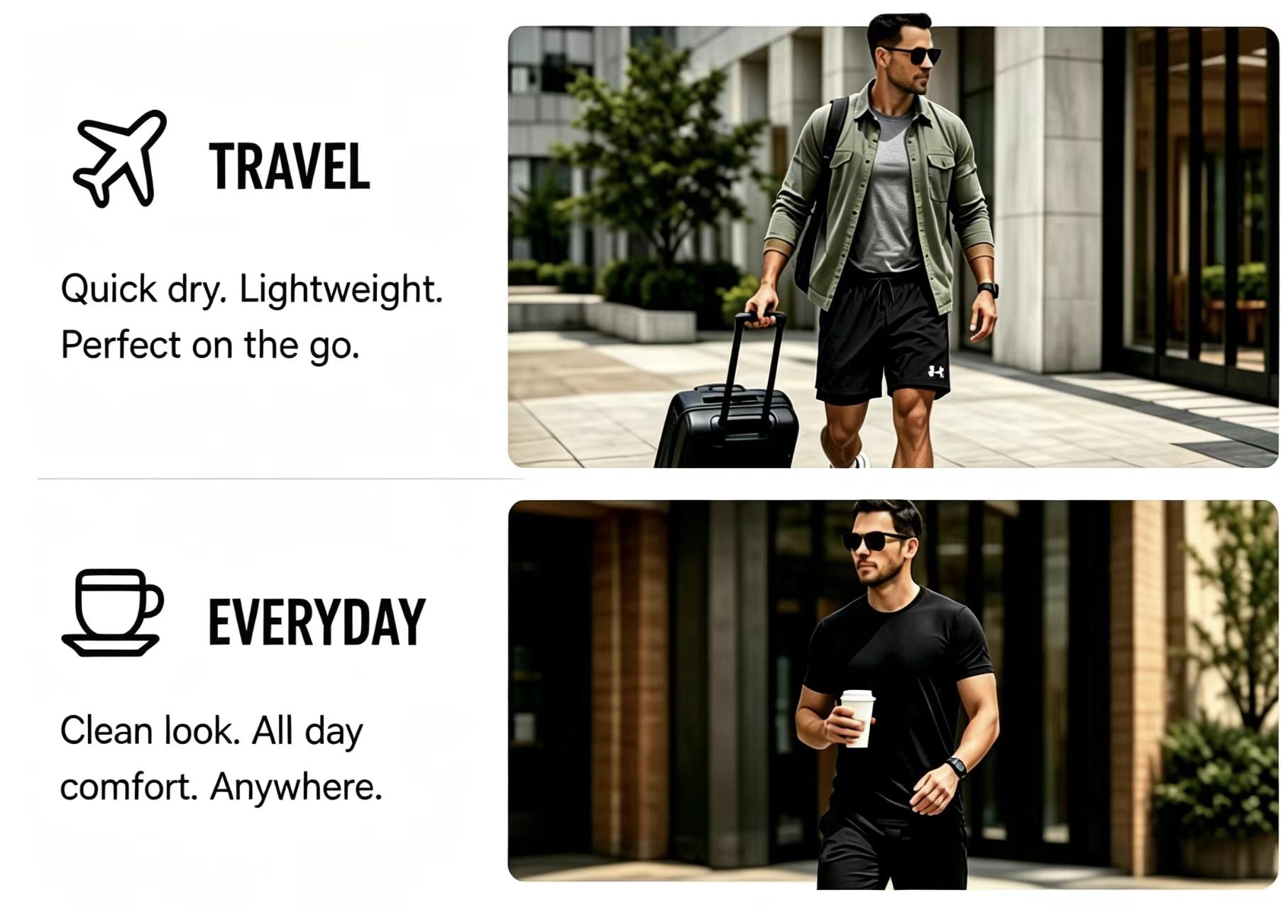 Men's Quick-Dry Athletic Training Shorts