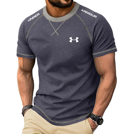 Men's Fitness Stretch Sports T-Shirt