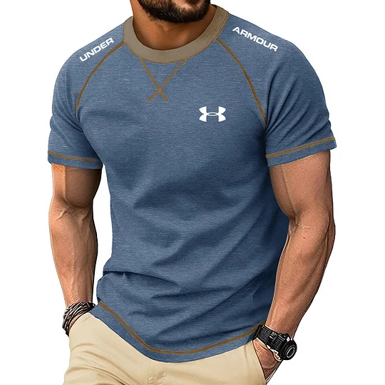 Men's Fitness Stretch Sports T-Shirt
