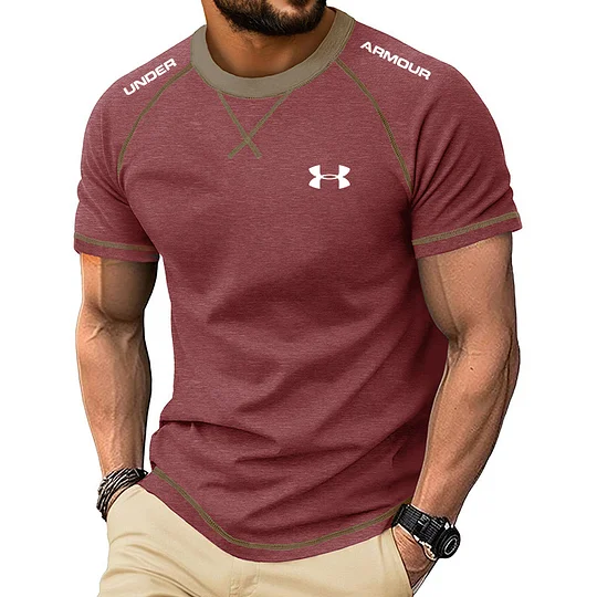 Men's Fitness Stretch Sports T-Shirt