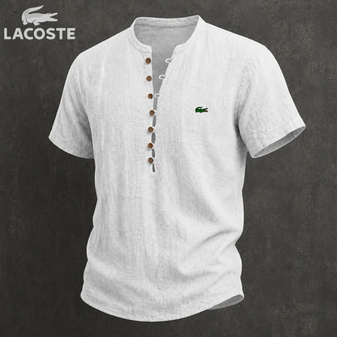 Men's cotton short-sleeve shirt