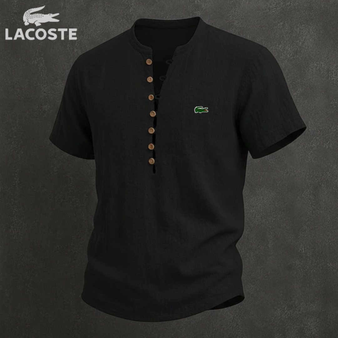 Men's cotton short-sleeve shirt