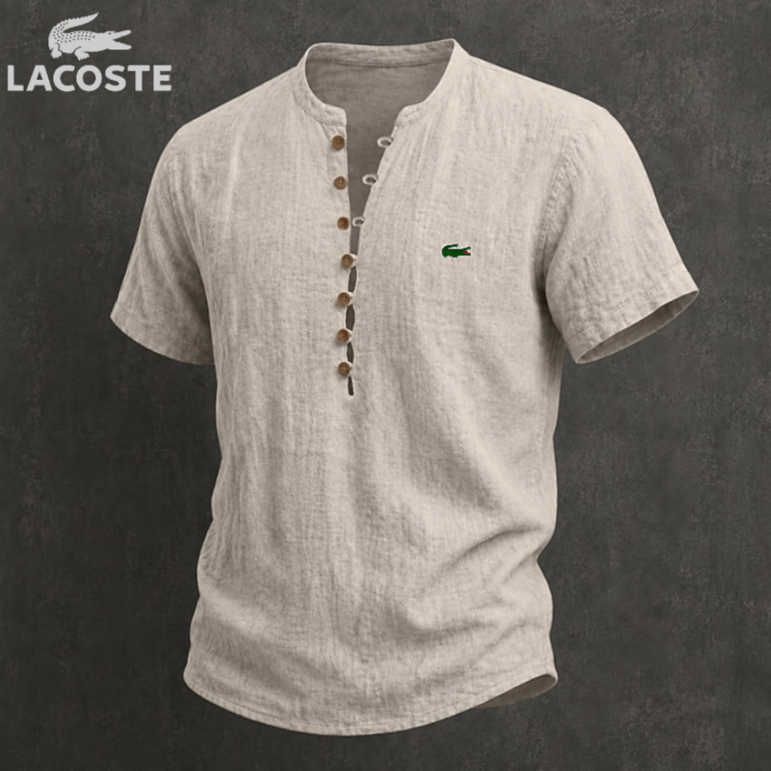 Men's cotton short-sleeve shirt