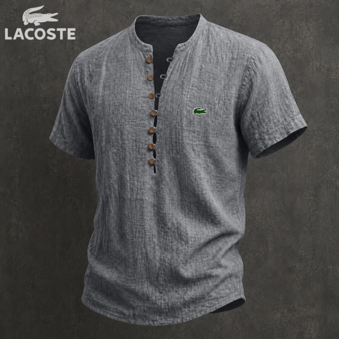 Men's cotton short-sleeve shirt