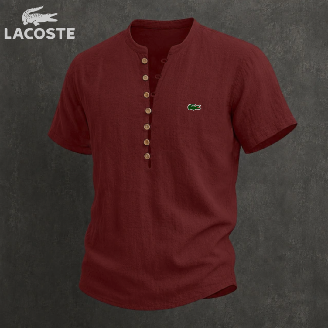 Men's cotton short-sleeve shirt